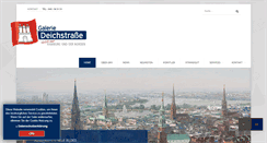 Desktop Screenshot of galerie-deichstrasse.com